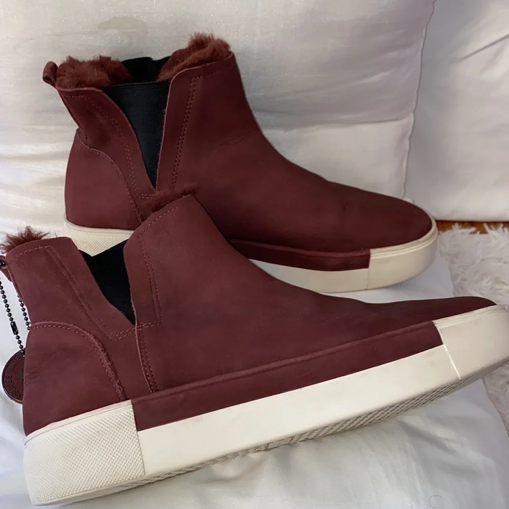 J/Slides Waterproof Rust Boots size 10